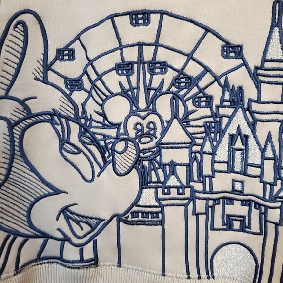 Disneyland 2018 Gray Crewneck Sweater Exclusive - Picture 13 of 15